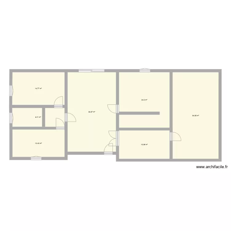 cabane 2. Plan de 