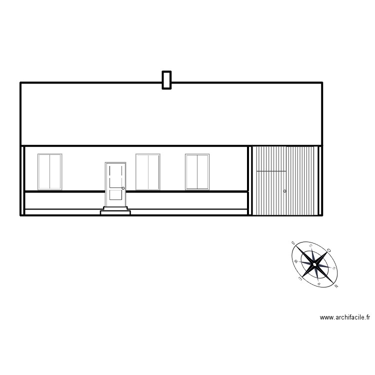 maison123. Plan de 7 pièces et 48 m2