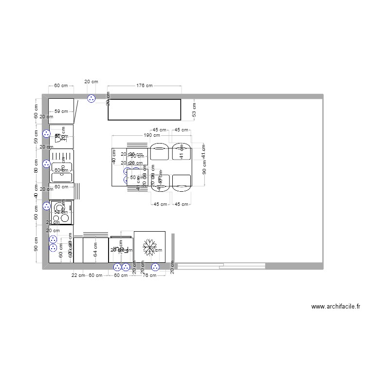 CUISINE. Plan de 0 pièce et 0 m2