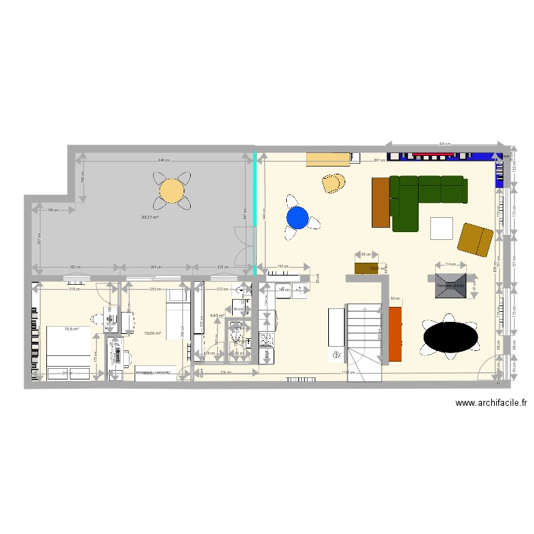 rdc. Plan de 0 pièce et 0 m2