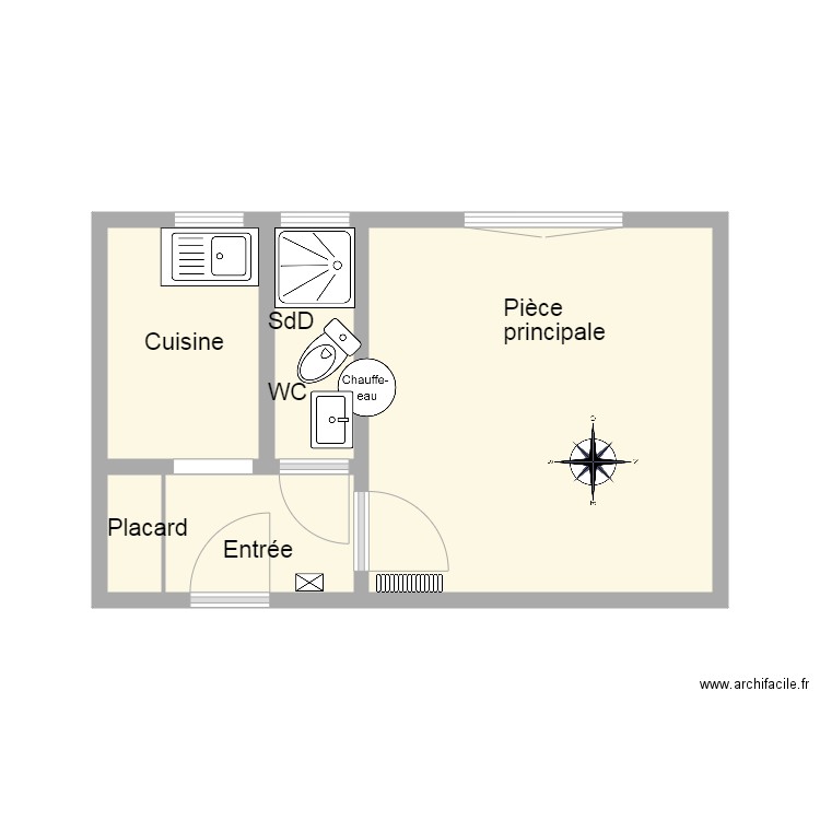 51 DPapin 401. Plan de 0 pièce et 0 m2