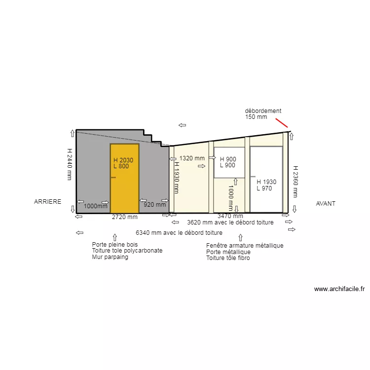 DP4 COTE GAUCHE ACTUEL .... Plan de 