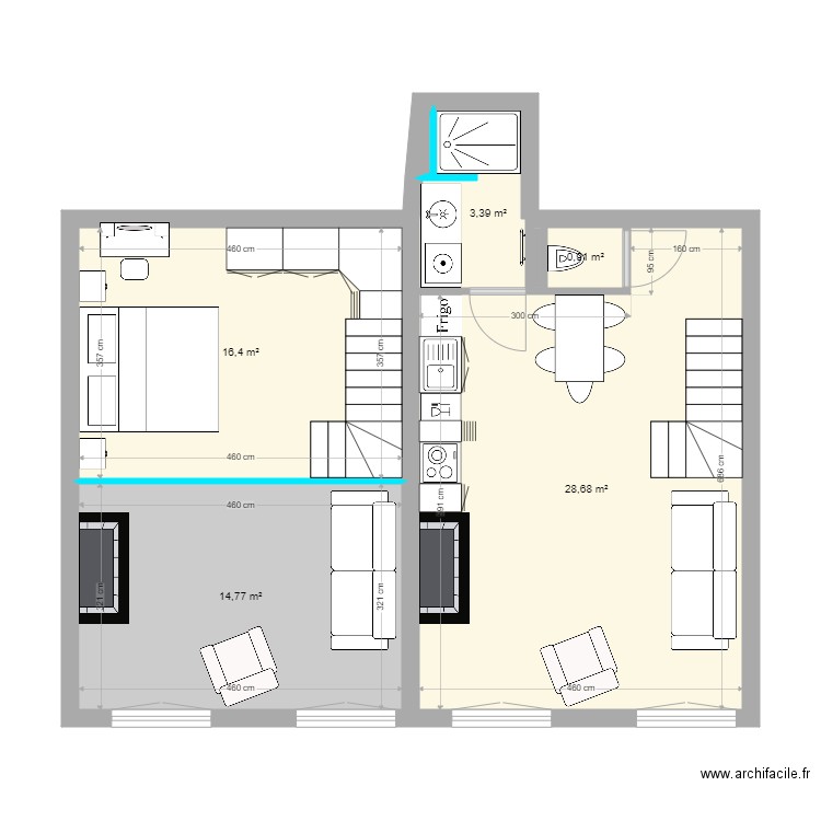 victorhugomodifié. Plan de 0 pièce et 0 m2