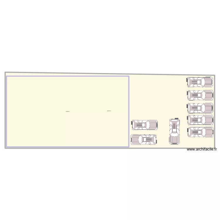 terrain Hesingue commerciale 2&egrave;me version. Plan de 