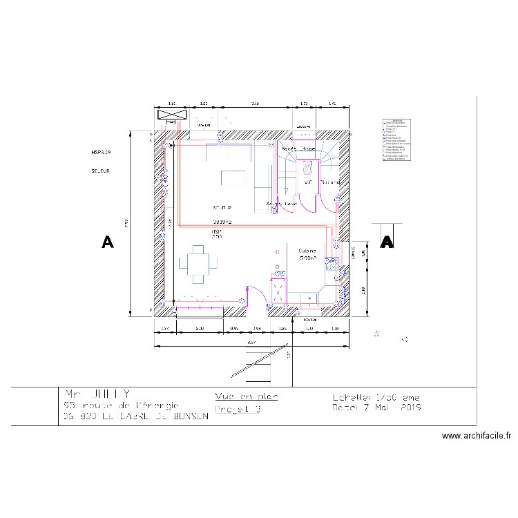 RDC ETAGE . Plan de 0 pièce et 0 m2