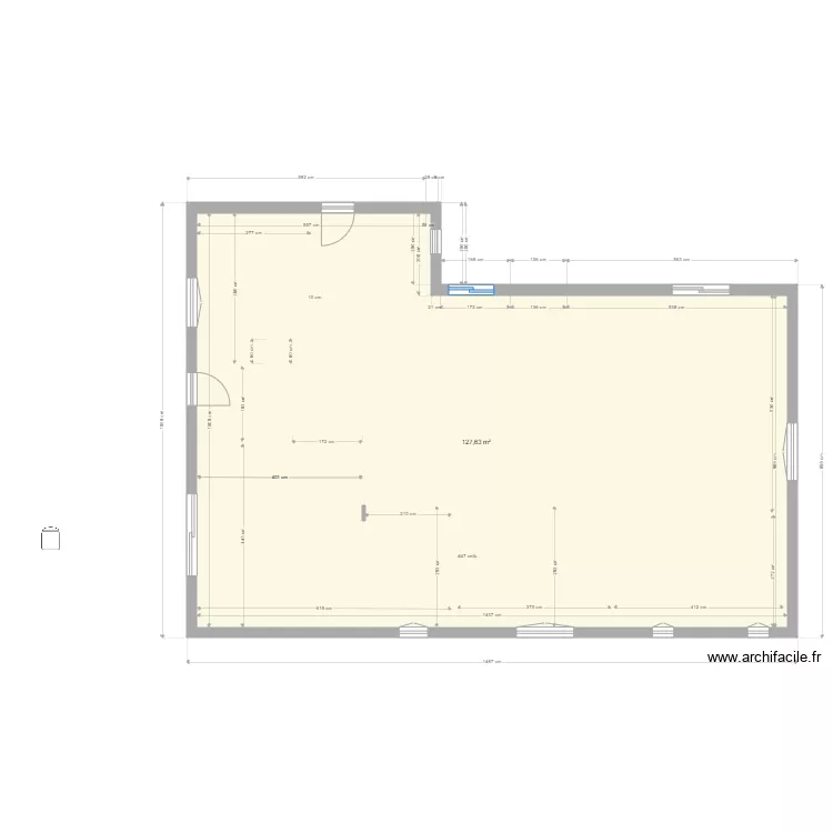 Yvrac SSOL Existant. Plan de Yvrac SSOL Existant. Plan de