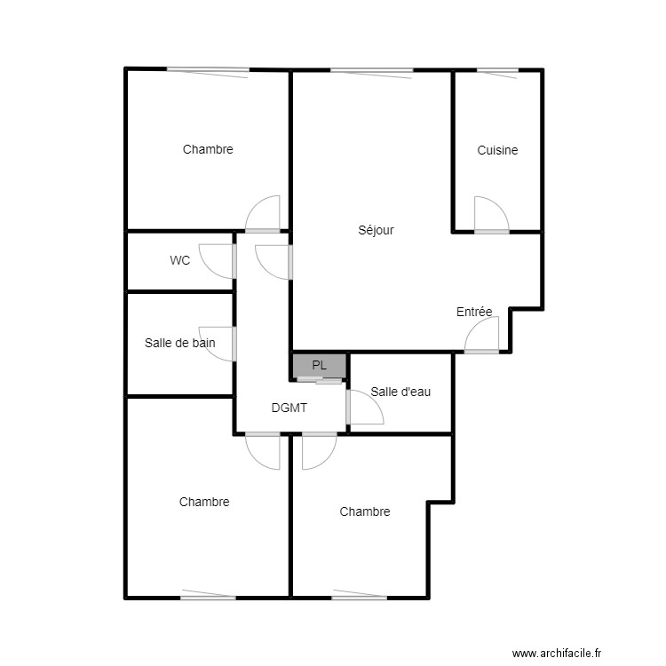 Thomas 1. Plan de 10 pièces et 40 m2