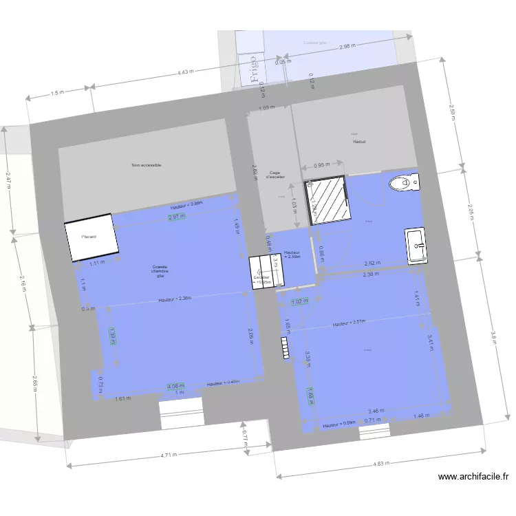 Maison 12. Plan de 