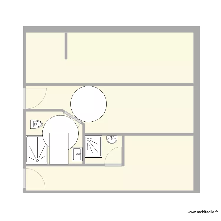 Bossuet chambres 1er étage. Plan de Bossuet chambres 1er étage. Plan de