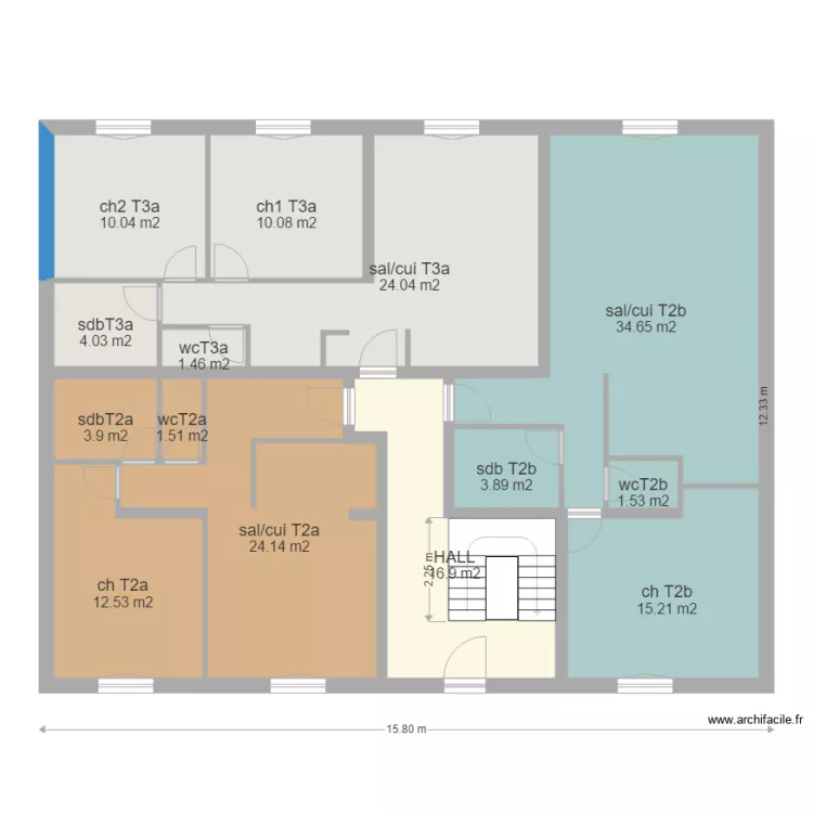 MENNECY3 Ep32 ETAGE. Plan de 