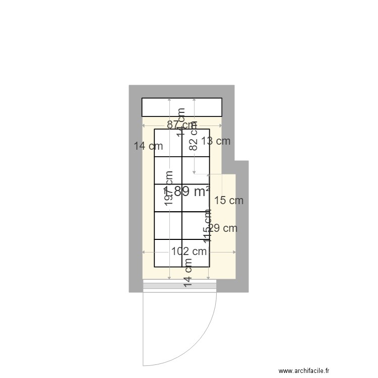 kneip wc. Plan de 0 pièce et 0 m2