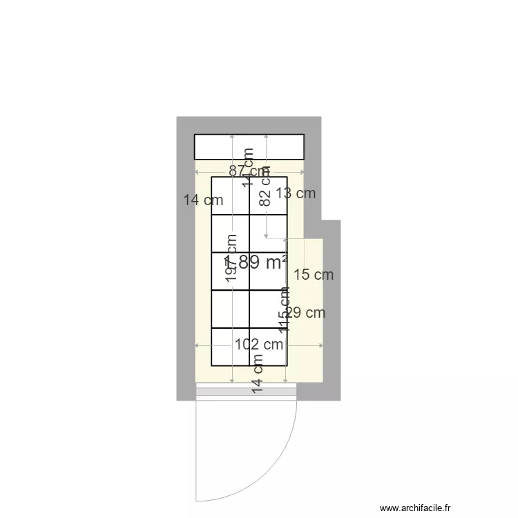 kneip wc. Plan de 