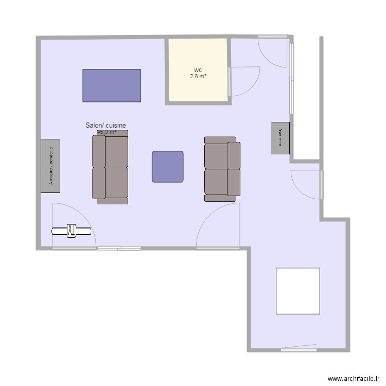 appartement marienthal v2. Plan de 0 pièce et 0 m2