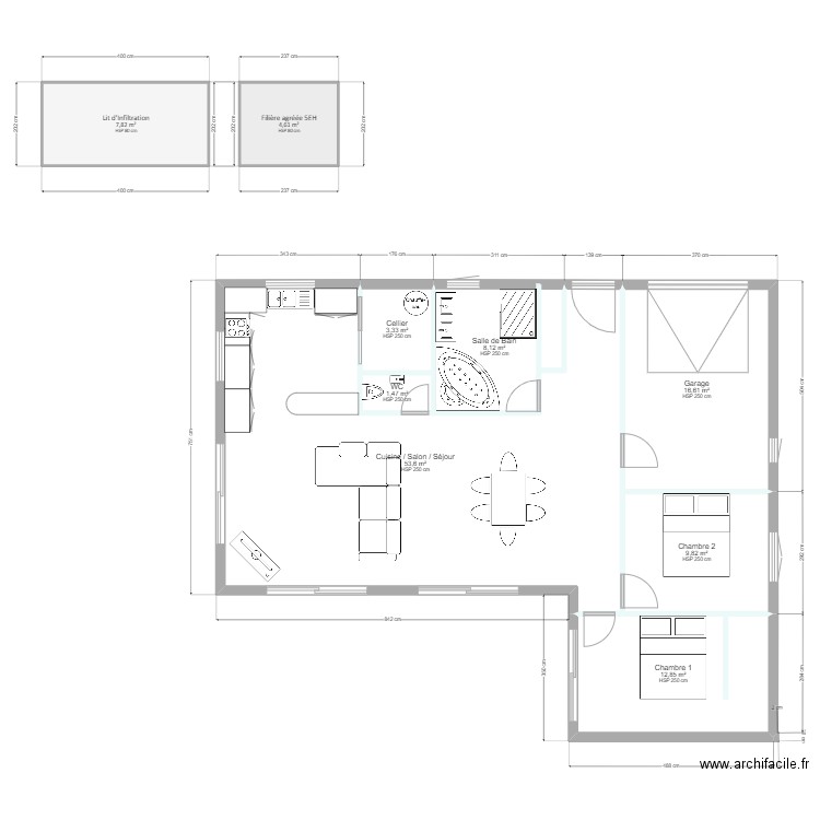 Maison Plouarzel A. Plan de 0 pièce et 0 m2