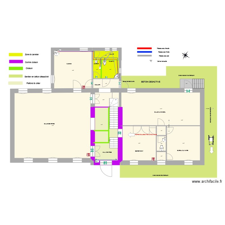 ACCESSIBILITE ERP PROJET FUTUR. Plan de 0 pièce et 0 m2