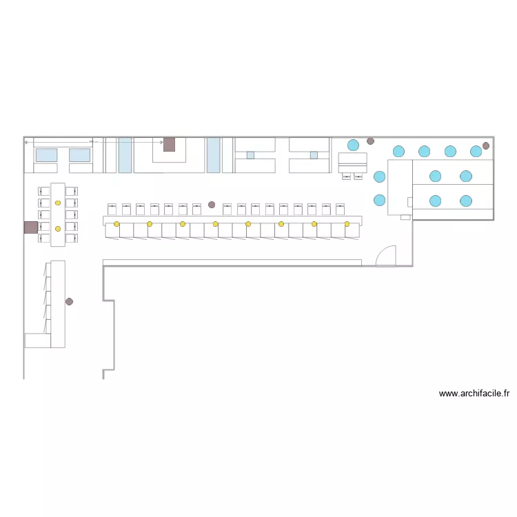 topo bar suspensions. Plan de 
