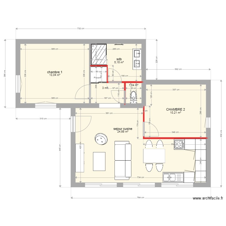 maison cantona Modifiée FLO. Plan de 39 pièces et 407 m2