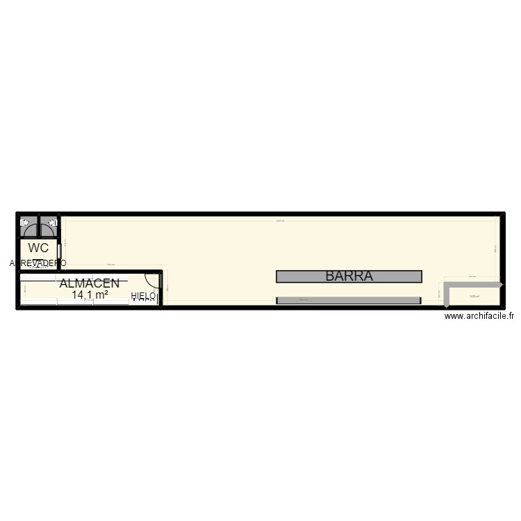 TROYA Calle de Cuba 64. Plan de 0 pièce et 0 m2