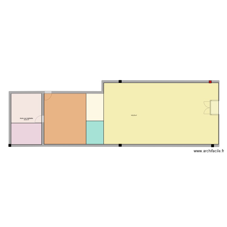 Plan African Fruity vierge . Plan de 0 pièce et 0 m2