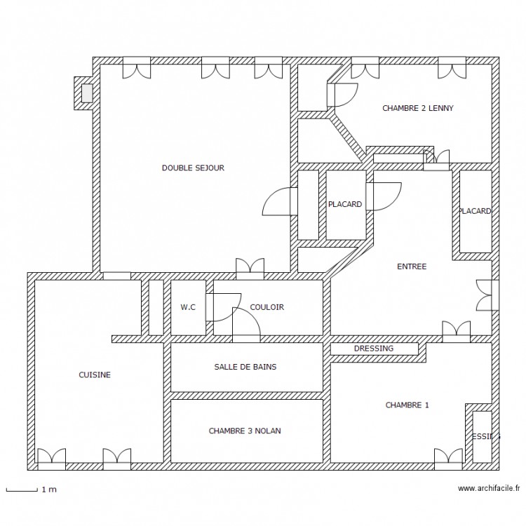 VOLTAIRE. Plan de 0 pièce et 0 m2