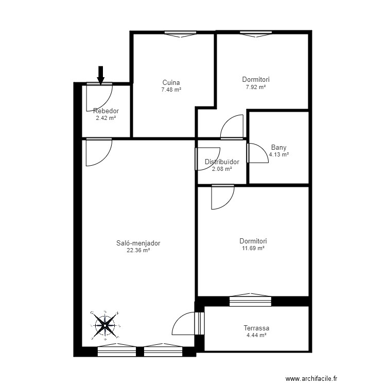 cr valira nova bloc f 3 3 encamp. Plan de 0 pièce et 0 m2