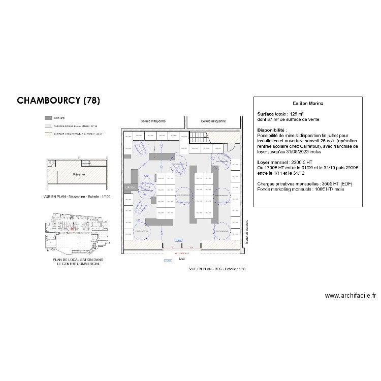 CHAMBOURCY 2. Plan de 0 pièce et 0 m2