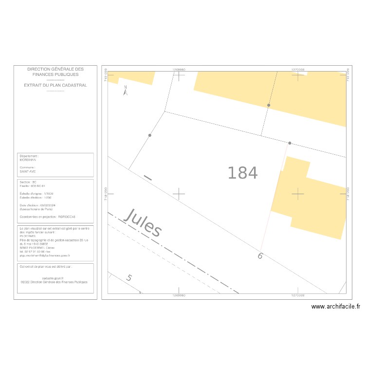 saint ave. Plan de 0 pièce et 0 m2