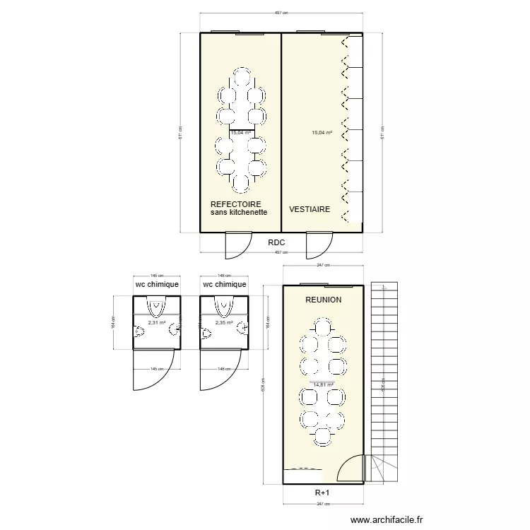 CNR PIERRE-BENITE  OPTION 1. Plan de 