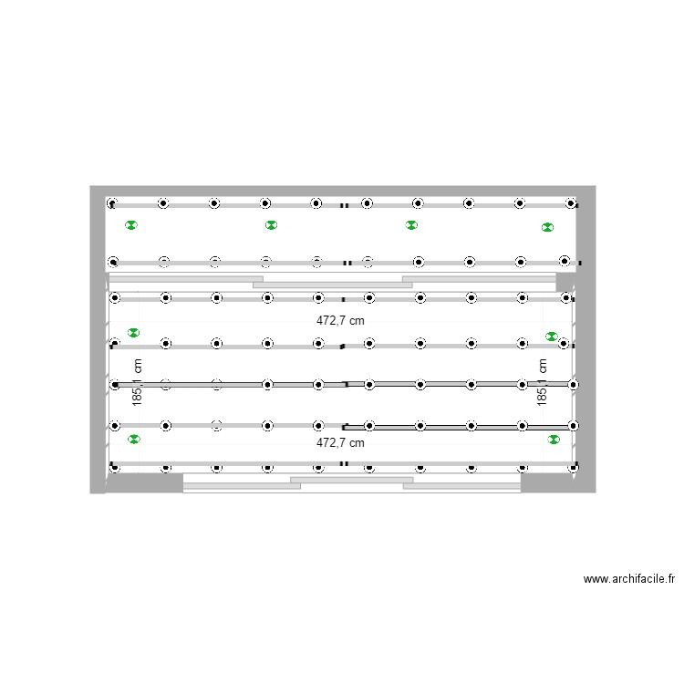 Terasse 61. Plan de 0 pièce et 0 m2