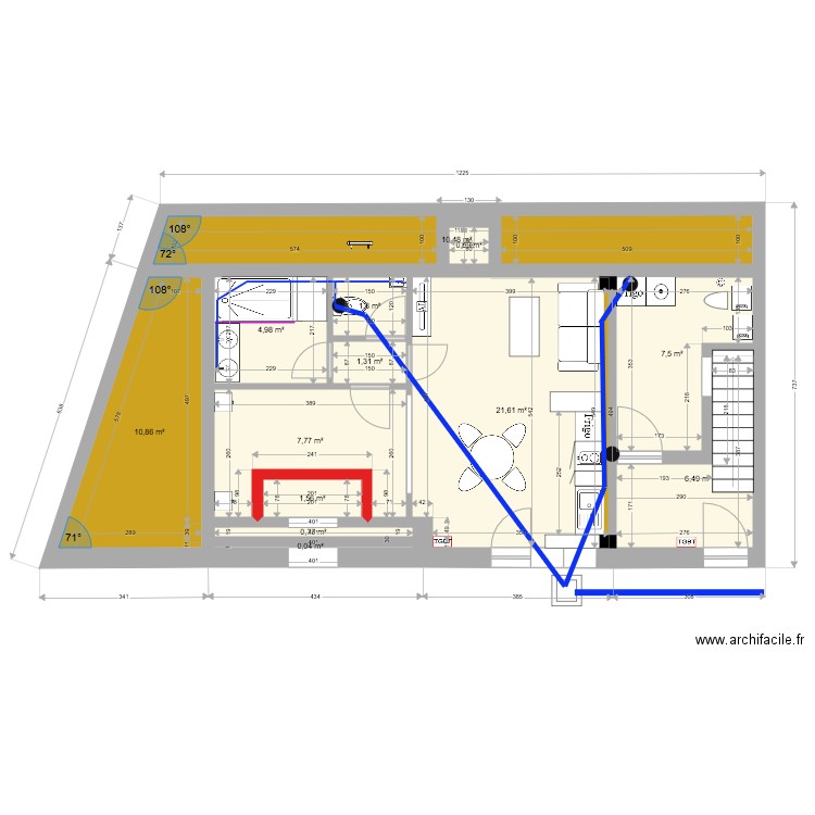 gite 2 EU. Plan de 0 pièce et 0 m2