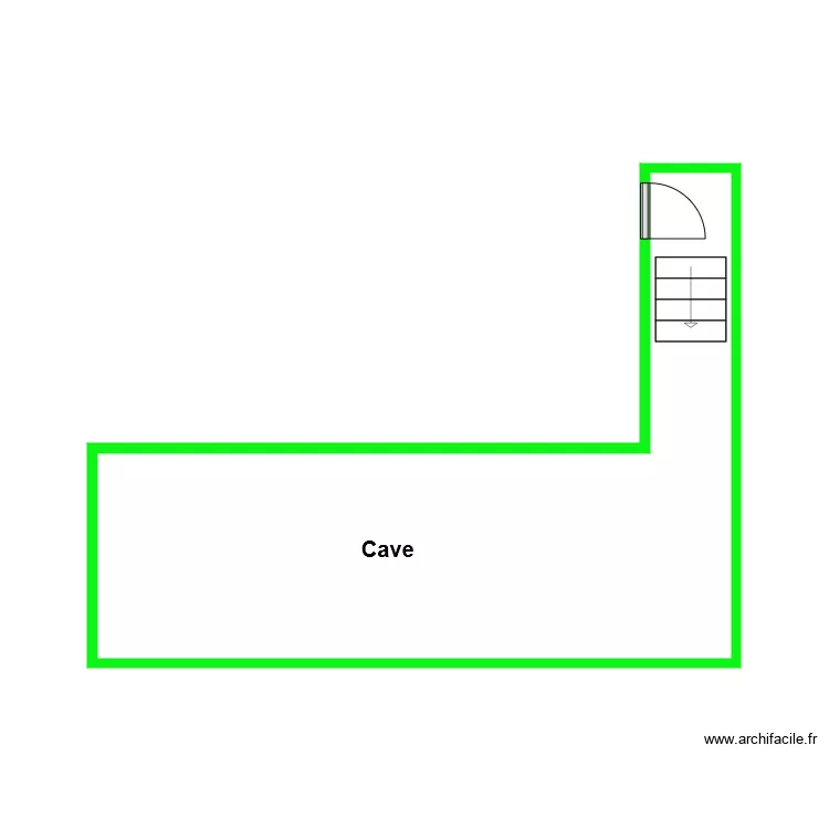cave. Plan de 