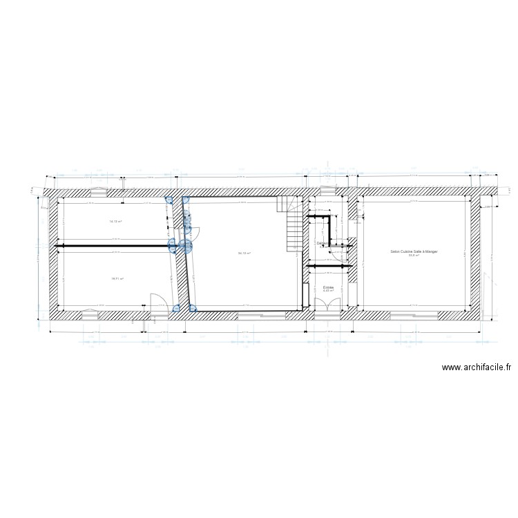 Plan rdc Lourenties . Plan de 0 pièce et 0 m2