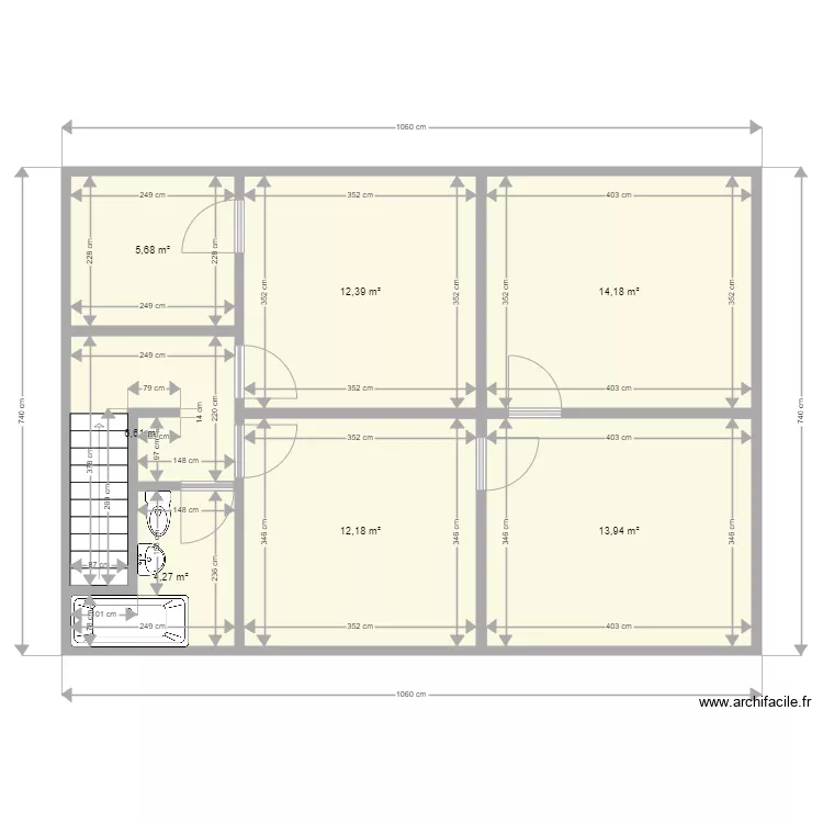 borsen etage. Plan de 