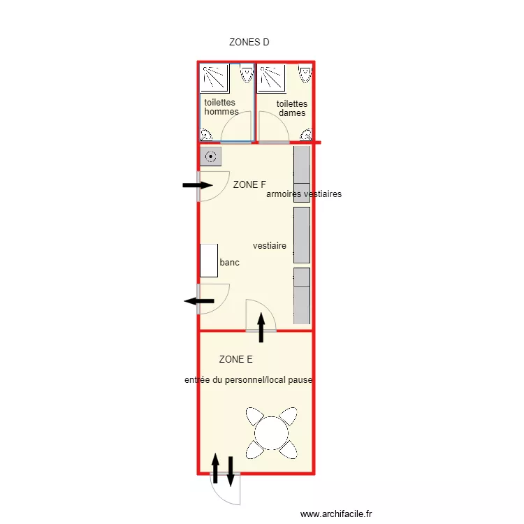 am&eacute;nagement ZONES D  E et F REV 231018 . Plan de 
