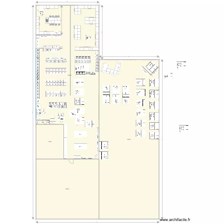 EXT MAGASIN. Plan de 