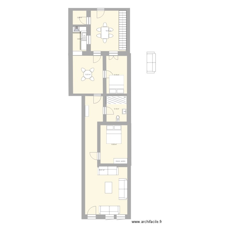 rdc bleu2. Plan de 0 pièce et 0 m2