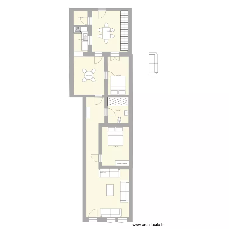rdc bleu2. Plan de rdc bleu2. Plan de