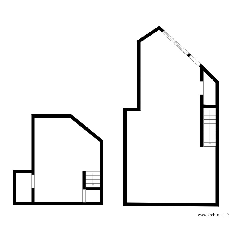 GREC   O COCORICO. Plan de 5 pièces et 83 m2