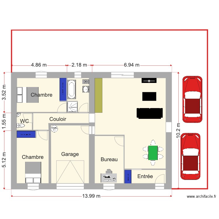 Plans ok avec aménagement L Albizia. Plan de 0 pièce et 0 m2