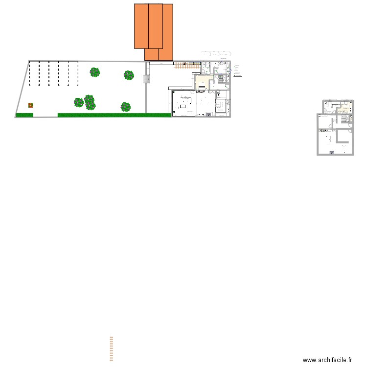 RENOVATION SUITE PARENTALE 3. Plan de 3 pièces et 26 m2