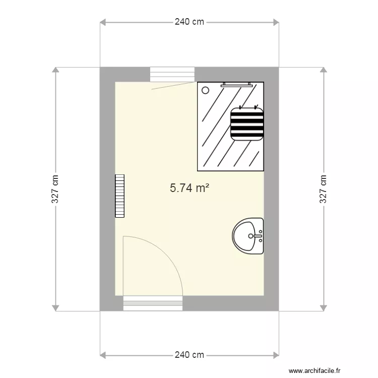 SOUZY St Just la Pendue Projet. Plan de 