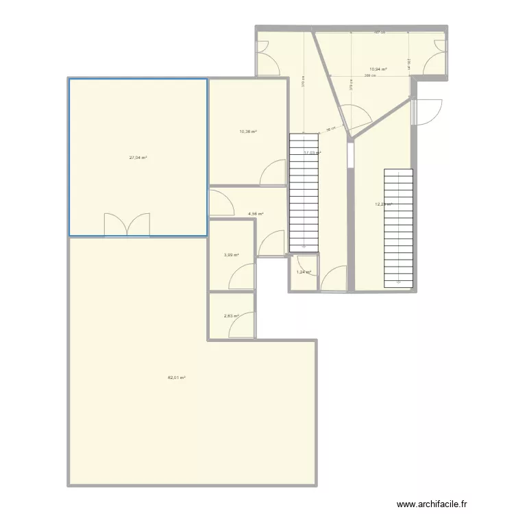 Plan Bureau Chessy RDC + bat2rel1 Sans mobilier Rel2. Plan de Plan Bureau Chessy RDC + bat2rel1 Sans mobilier Rel2. Plan de