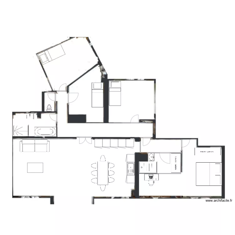 Jaures bis. Plan de 