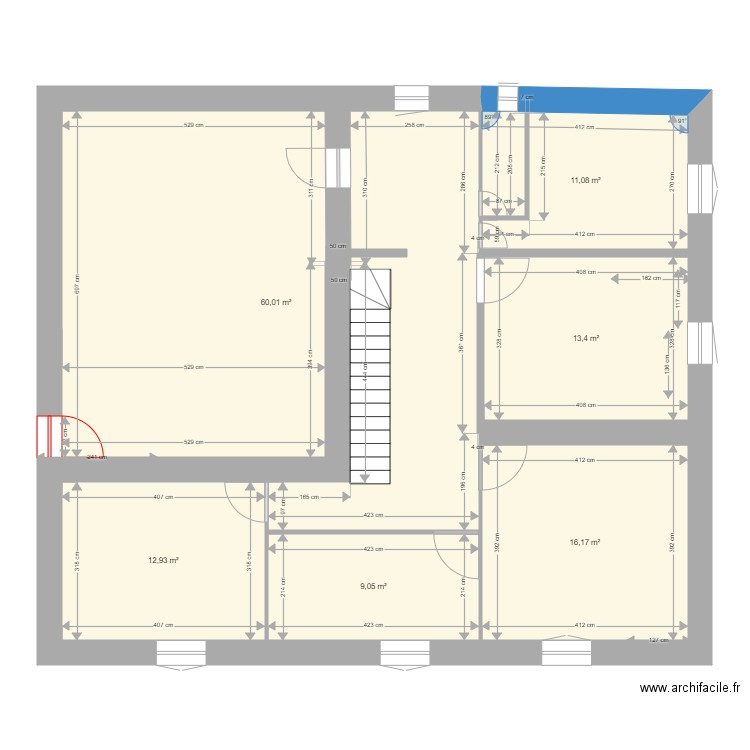 Plan étage. Plan de 0 pièce et 0 m2