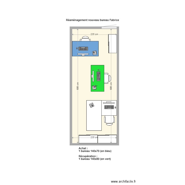 Bureau 4eme Fabrice Gerzé. Plan de 0 pièce et 0 m2