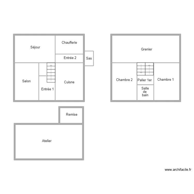 BENODET DENES. Plan de 