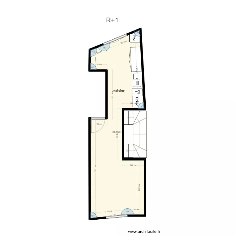 maison R1. Plan de 