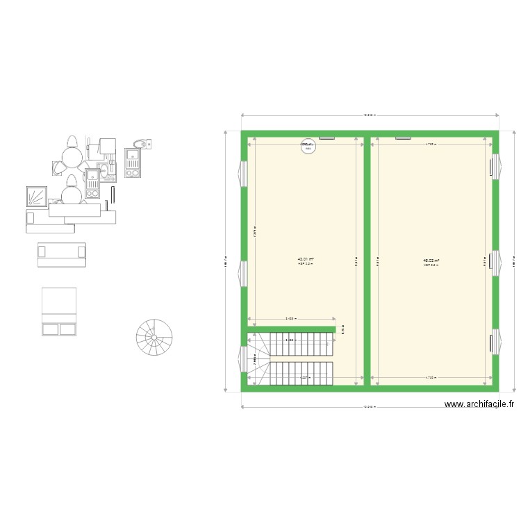 jean jaures plateau. Plan de 0 pièce et 0 m2