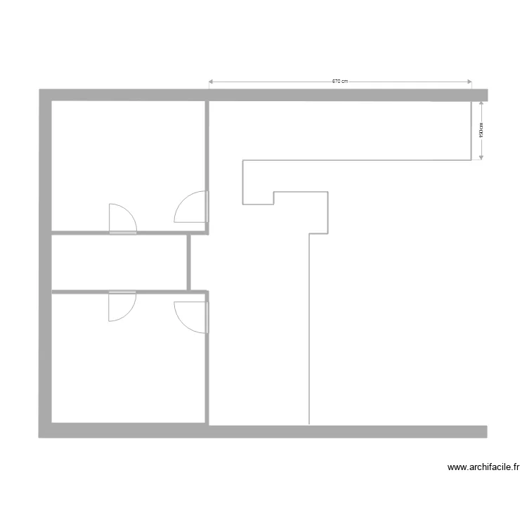 Etage win. Plan de 