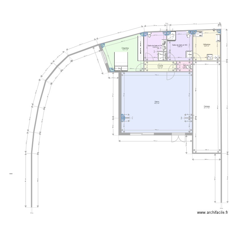 laturballe2. Plan de 0 pièce et 0 m2